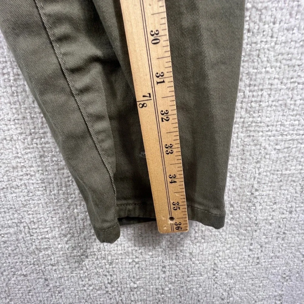 Banana Republic Womens‎ Olive Green Skinny Utility Pants High Rise Chino Size 10